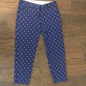 Blue Cropped J. Crew Pants